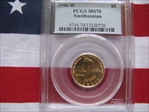 1996-W $5 Smithsonian MS70